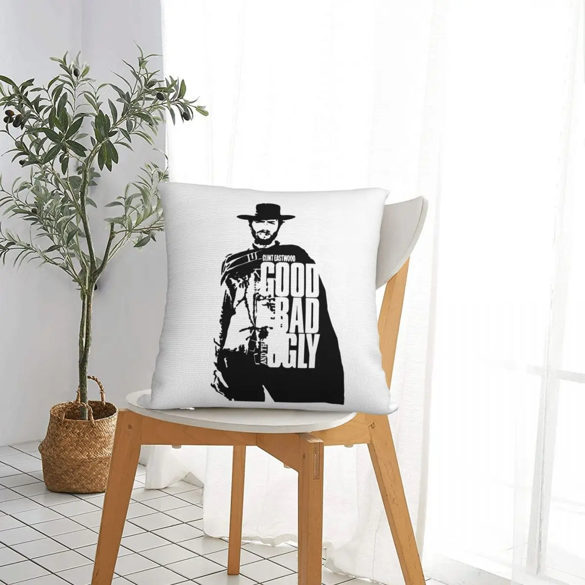 Квадратные наволочки для подушек Clint Eastwood хорошие плохие и уродливые забавные