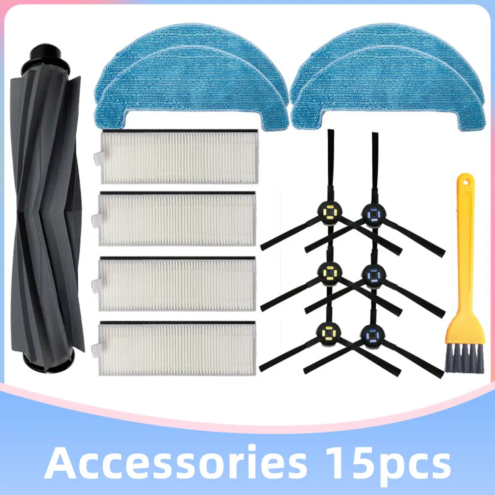 

For Polaris PVCR 0930 Smart Go Main Side Brush Mop Cloths Rag Pre Hepa Filter Strainer Robot Vacuum Cleaner Spare Part Accessory