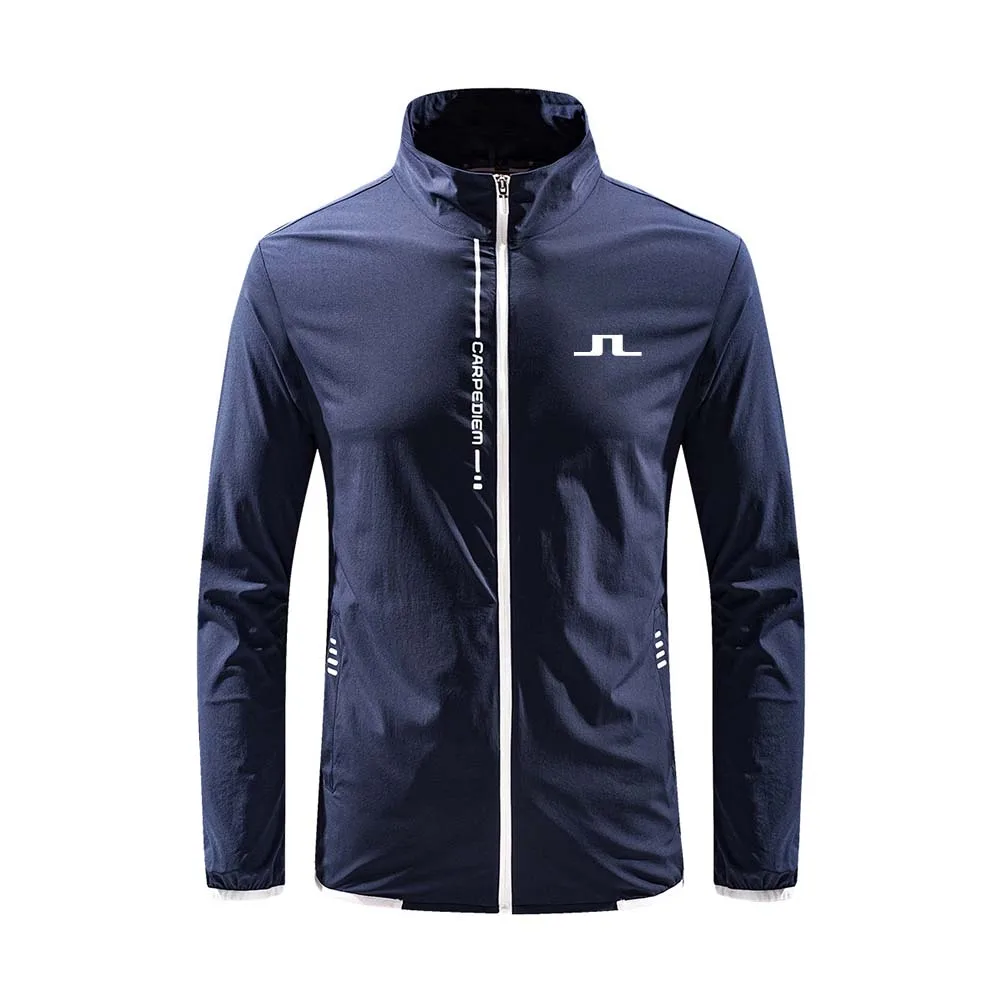 

Новинка 2022, летняя мужская куртка для гольфа J Lindeberg, уличный спортивный костюм для гольфа, ветровка, легкая дышащая куртка на молнии для рыба...