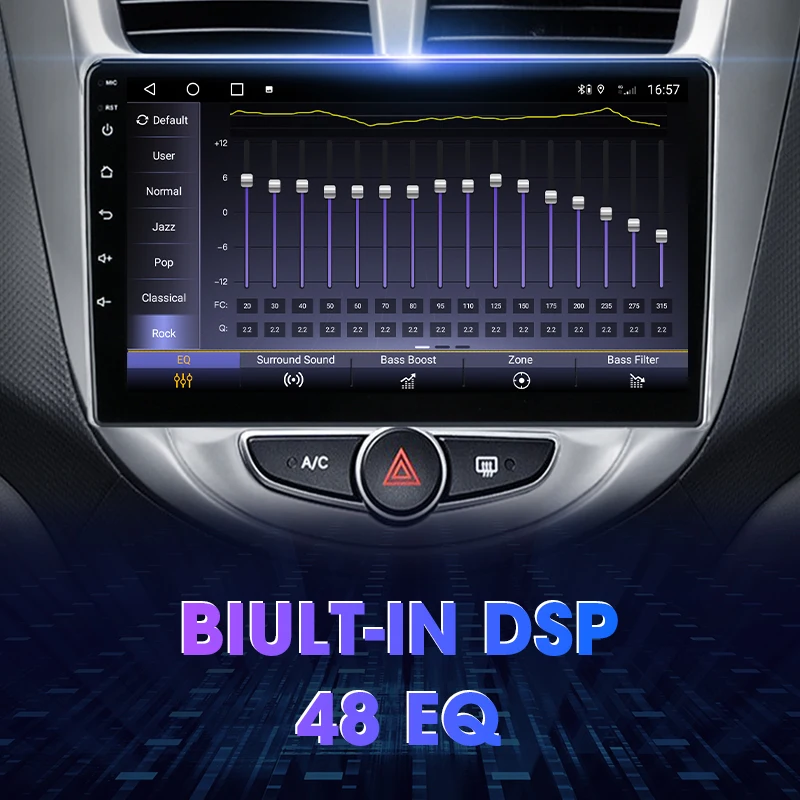 $80.75 Srnubi for Hyundai Solaris Accent 1 2010 - 2014 2015 2016 Android 2din Car Radio Multimedia Player GPS 2 Din Stereo DVD Speakers