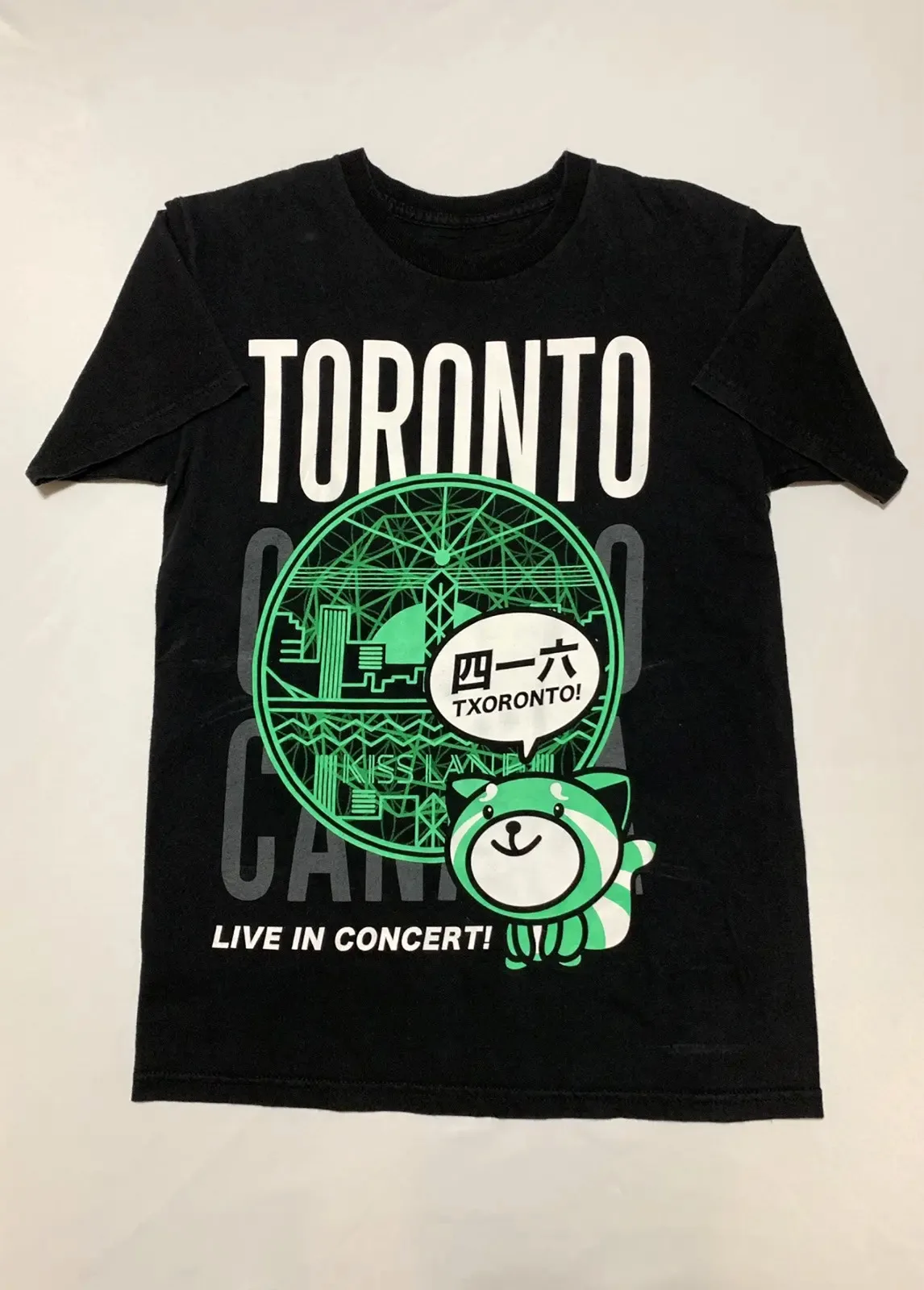 Фото Черная футболка THE WEEKND x KISS LAND OXCY Live In Concert 2014, размер S-5XL №1