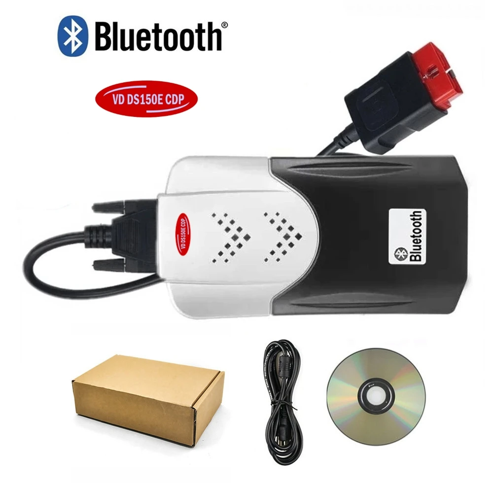 Диагностический сканер OBD2, новый Vci Tnesf Delphis Orpdc VD DS150E CDP VD TCS CDP Pro USB Bluetooth OBD 2021,11 с генератором ключей