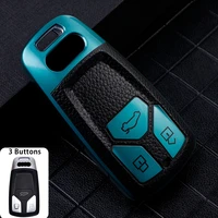tpu leather car remote key cover case shell for audi a4 b9 a5 a6l a6 s4 s5 s7 8w q7 4m q5 tt tts rs coupe styling accessories