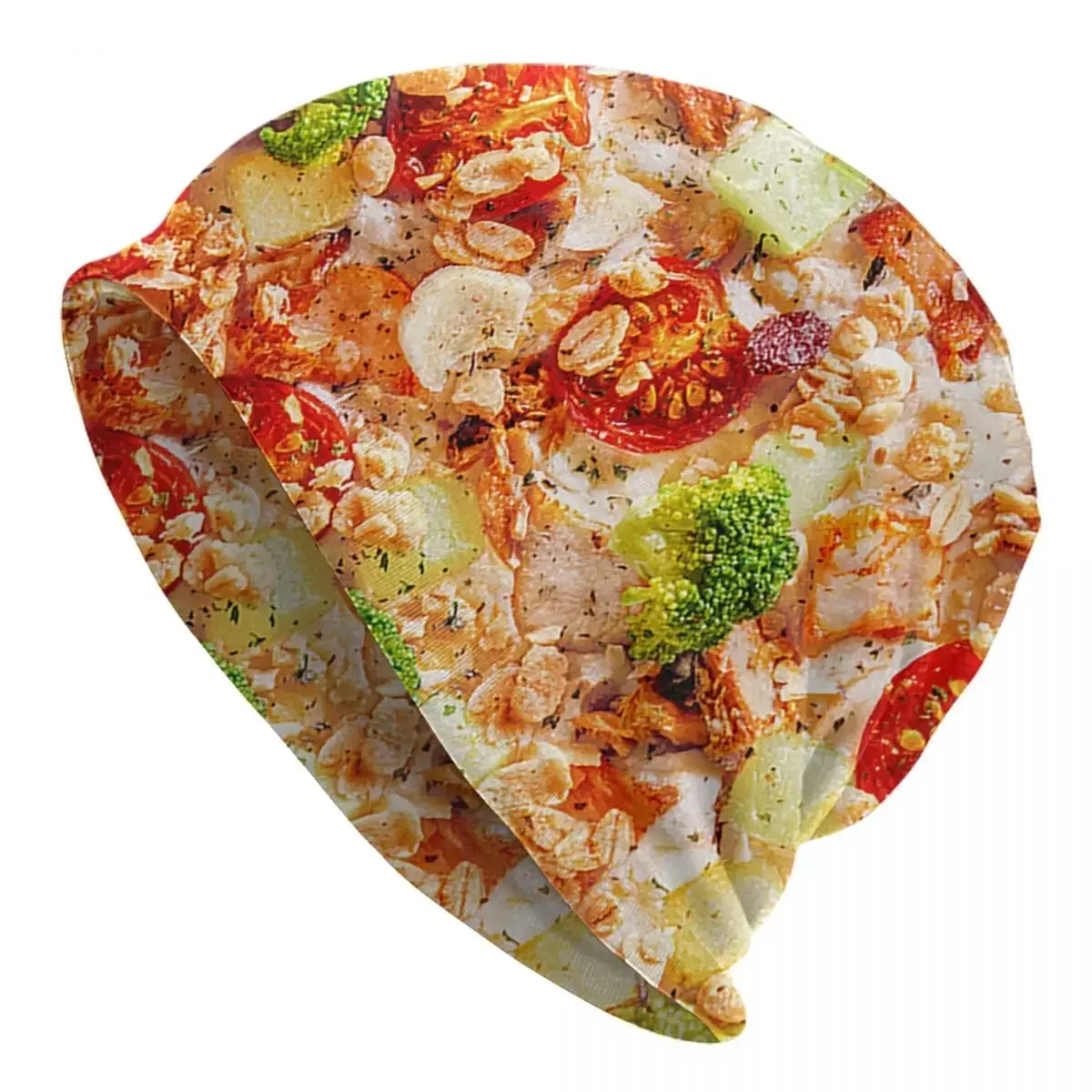 

Шляпа Tortilla с пиццей, шапки, вязаная шапка, Готическая уличная смешная шапка с едой, облегающие шапки, шапки унисекс, весенняя шапка двойного назначения