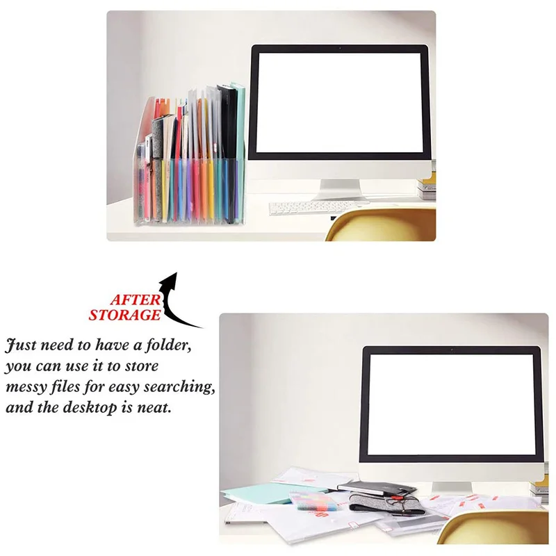 Расширяющийся держатель для файлов вертикальный органайзер формата А4 корзина