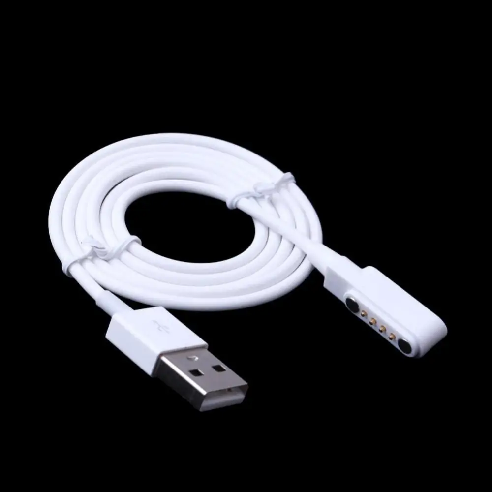 Универсальный 4-контактный Магнитный зарядный кабель USB шнур зарядного