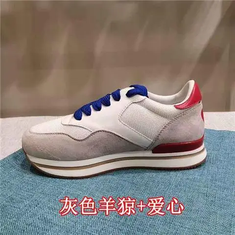 Hogan Casual Genuine Leather Platform Sneakers Shoes for Women Sneakers Women Women Shoes Designer Shoes Men Shoes