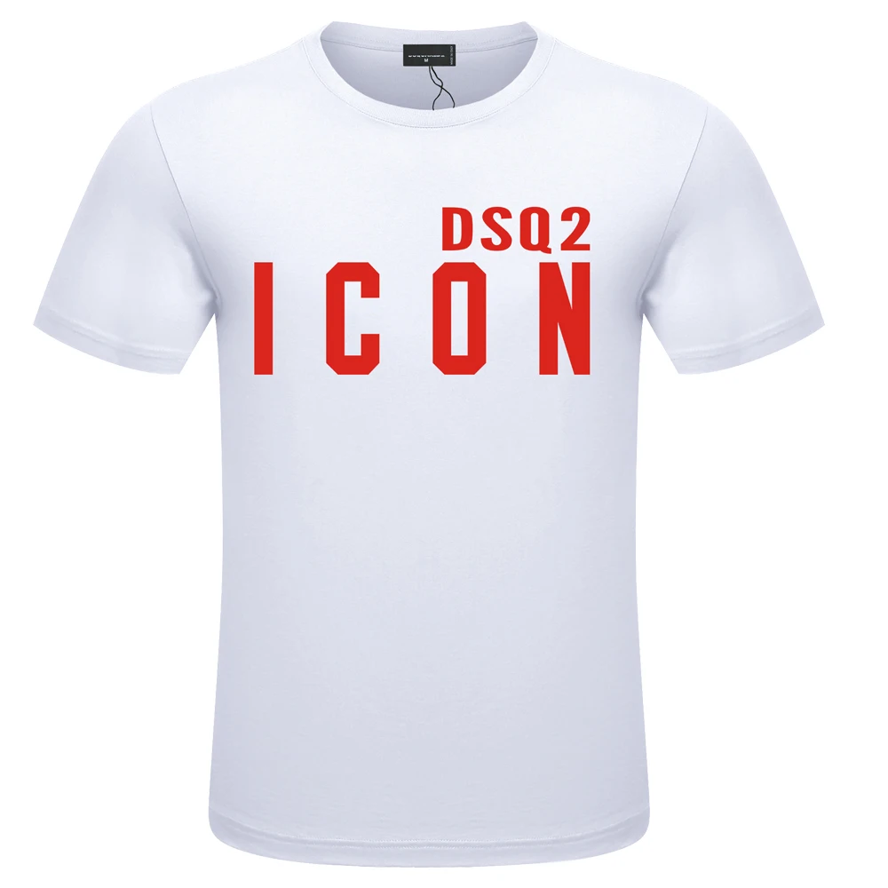 

ICON New Mens Summer Cotton T-Shirts Fashion Casual Short Sleeve Male High Quality Classical Tops Street Hip Hop Pure T-shirt