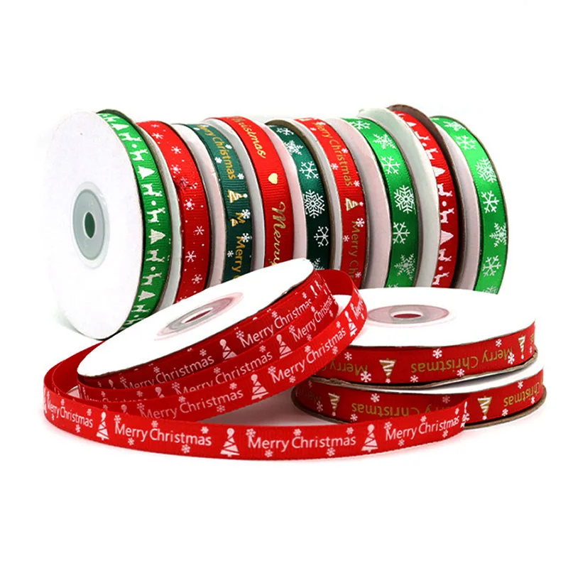 

5 ярдов, 10 мм, натуральные корсажные ленты, Подарочные банты, лента «сделай сам» для шитья одежды, Рождественская лента, отделка, свадебные цв...