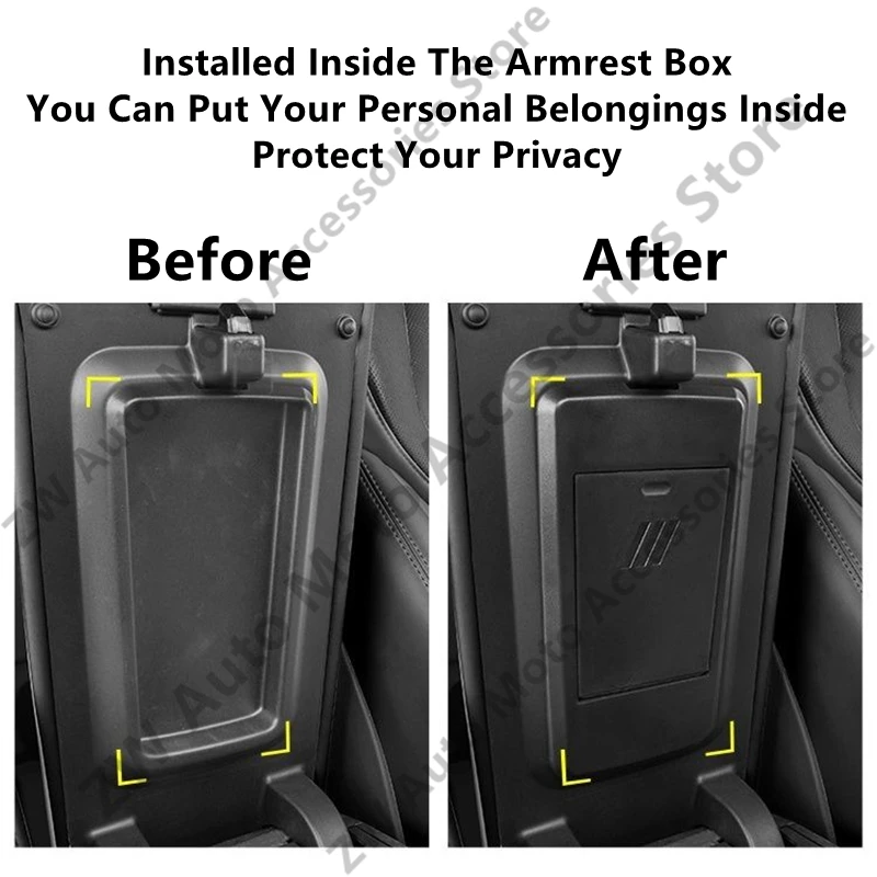 Для BMW 3 SERIES 19-25 G20 G21/4 21-25 G22 ABS Ящик для хранения конфиденциальности внутренние