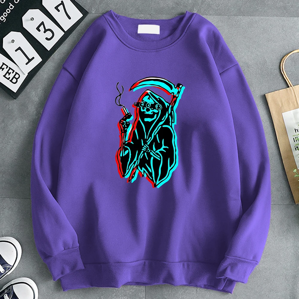 

Forward Observations Grim Reaper Smoking Death Scythe Mens Sweater Autumn Fashion Sweatshirts Street Hip Hop Hoodie For Male