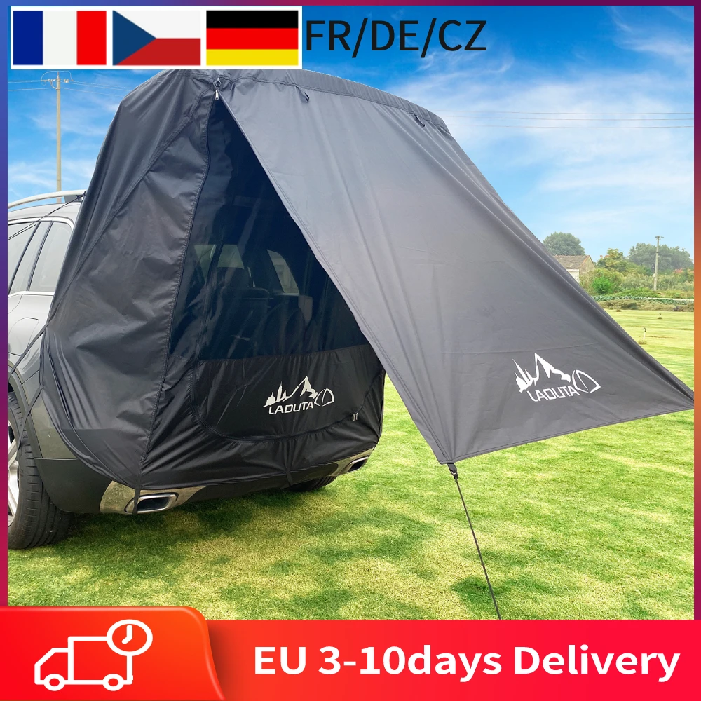 Tent for Car Trunk Sunshade Rainproof Rear Motorhome Tailgate Shade Awnin Tent For Self-driving Tour Barbecue Camping Hiking