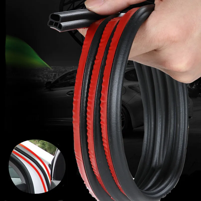 

Car Door Side Anti-collision Protection Strip Full Auto Body Rubber Sound Insulation Seal Strips Stickers for Trunk Weatherstrip
