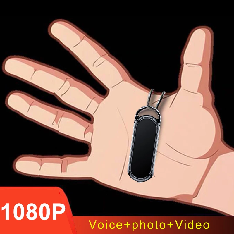 Купи Small Wearable 1080P Micro Portable Cam Mini DV Camera Video Voice Recorder Body Cam Sport Clip Necklace Support Card Camcorder за 1,968 рублей в магазине AliExpress