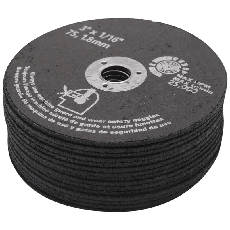 

Диск дисковый волоконный для резки металла, 75 х1, 6 х10 мм, 15 шт.