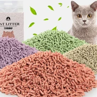sanitary sand for kitten natural soy filler tofu cat litter well easily soluble absorbs pet excrement toilet cleaning products