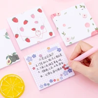small flower notepad girl heart sticky notes students supplies sticky message sticker