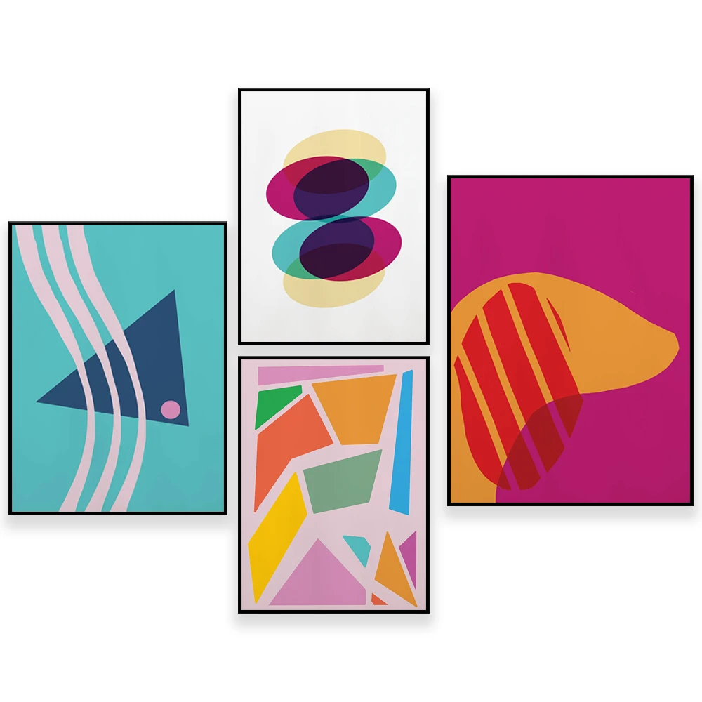 Яркий и жирный оригинальный художественный принт в виде голока постер для