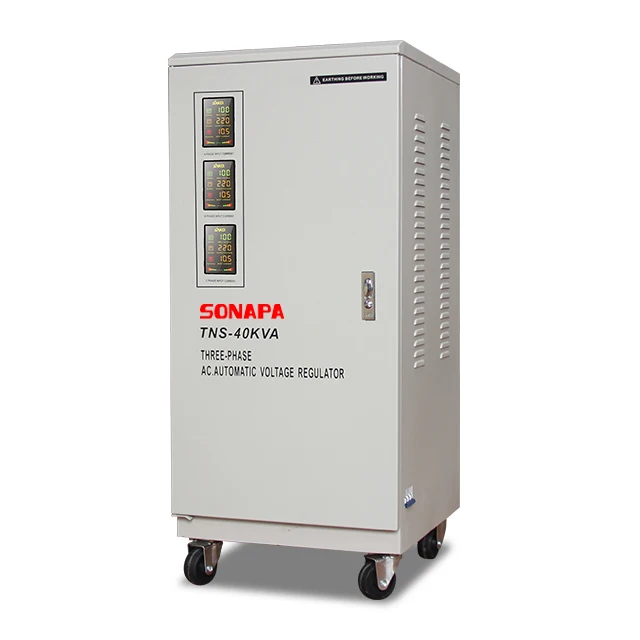 

High output precision 3 phase TNS-40KVa 50kva voltage stabilizer