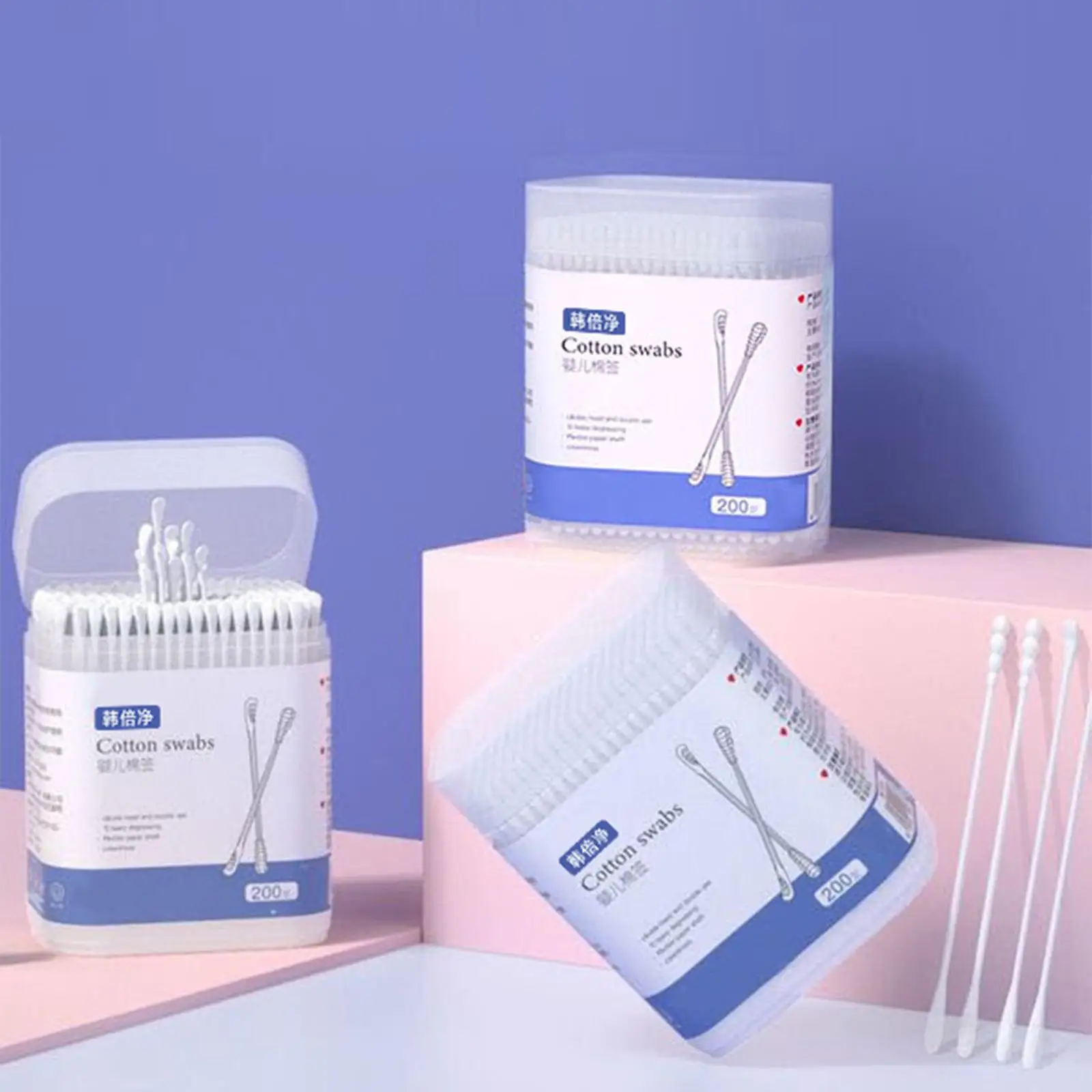 

Детские ватные палочки для ухода за ушами, шт.