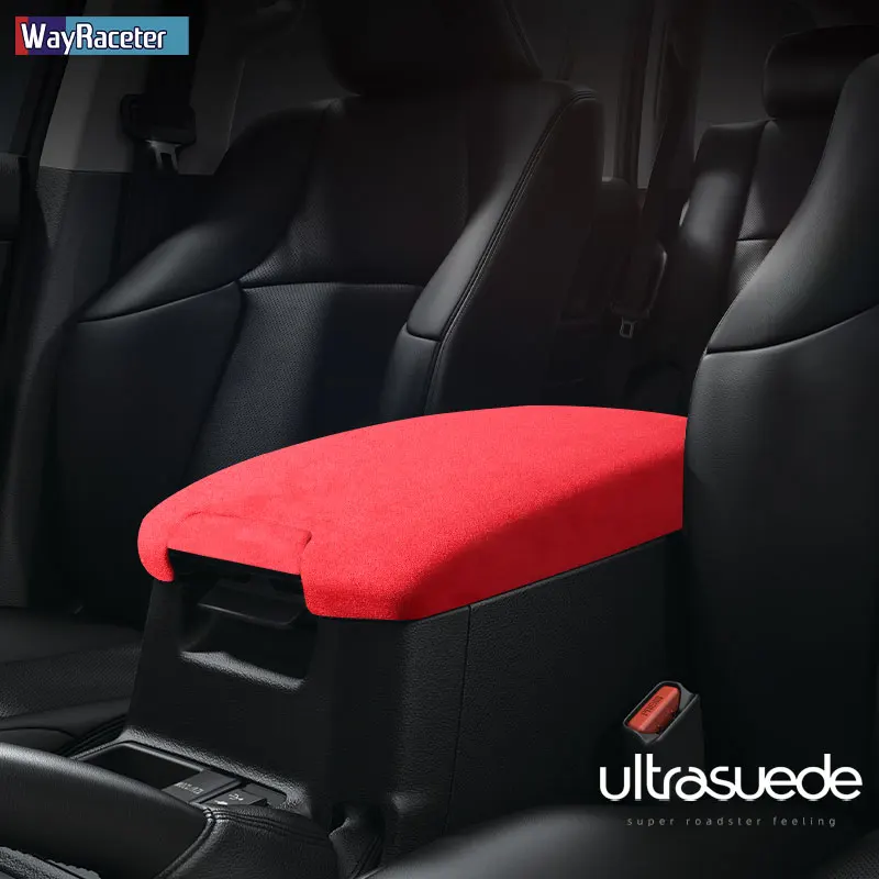 

Замшевый подлокотник Ultrasuede Top для хранения в автомобиле, отделочная панель для Toyota Land Cruiser Prado 150 Facelift 2014-On J150