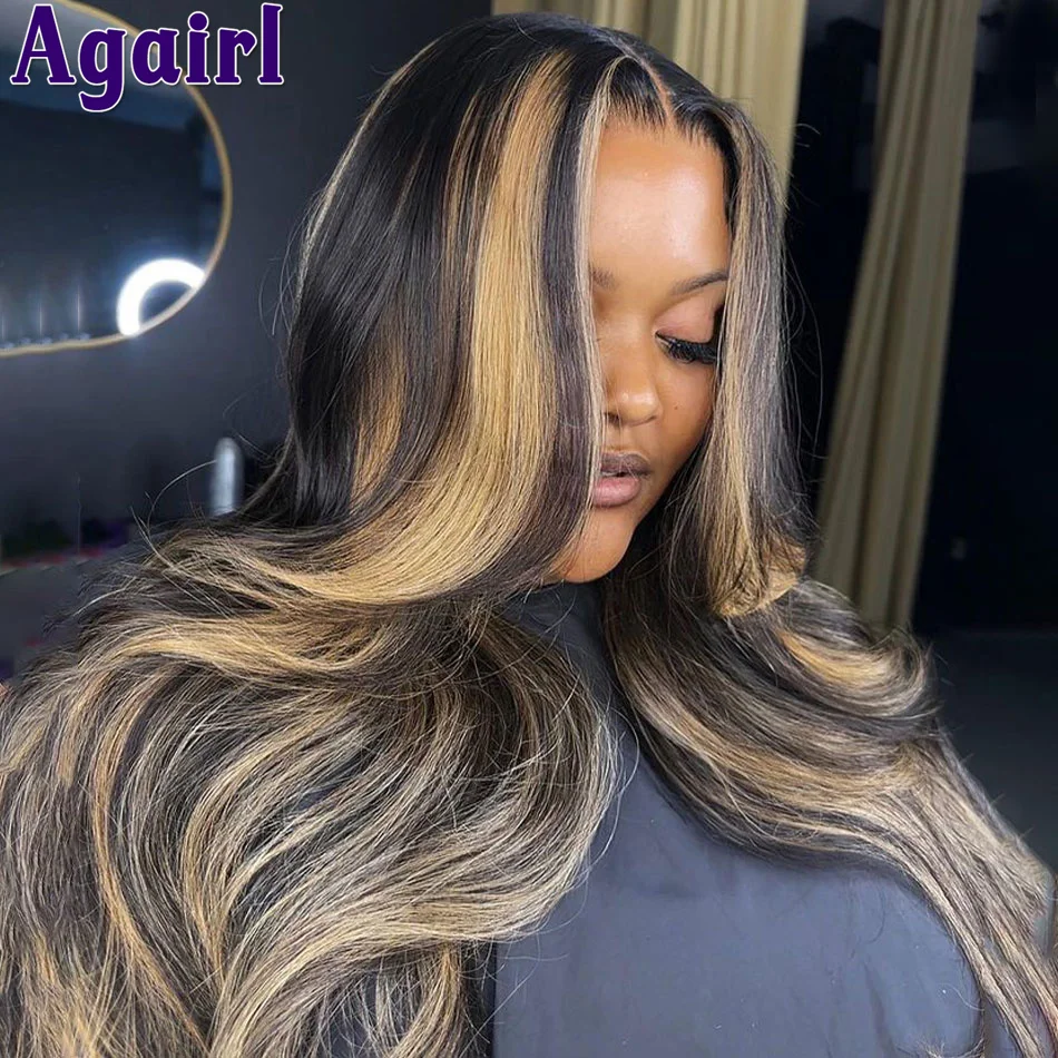 

Highlight Blonde 13X6 13X4 HD Lace Human Hair Wigs High Density Ready to Wear Go Glueless Pre Plucked Body Wave Lace Frontal Wig