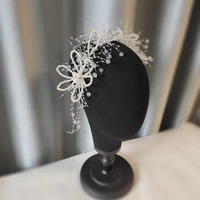 exquisite crystal korean bridal hair hoop heavy mori series main wedding hair accessories