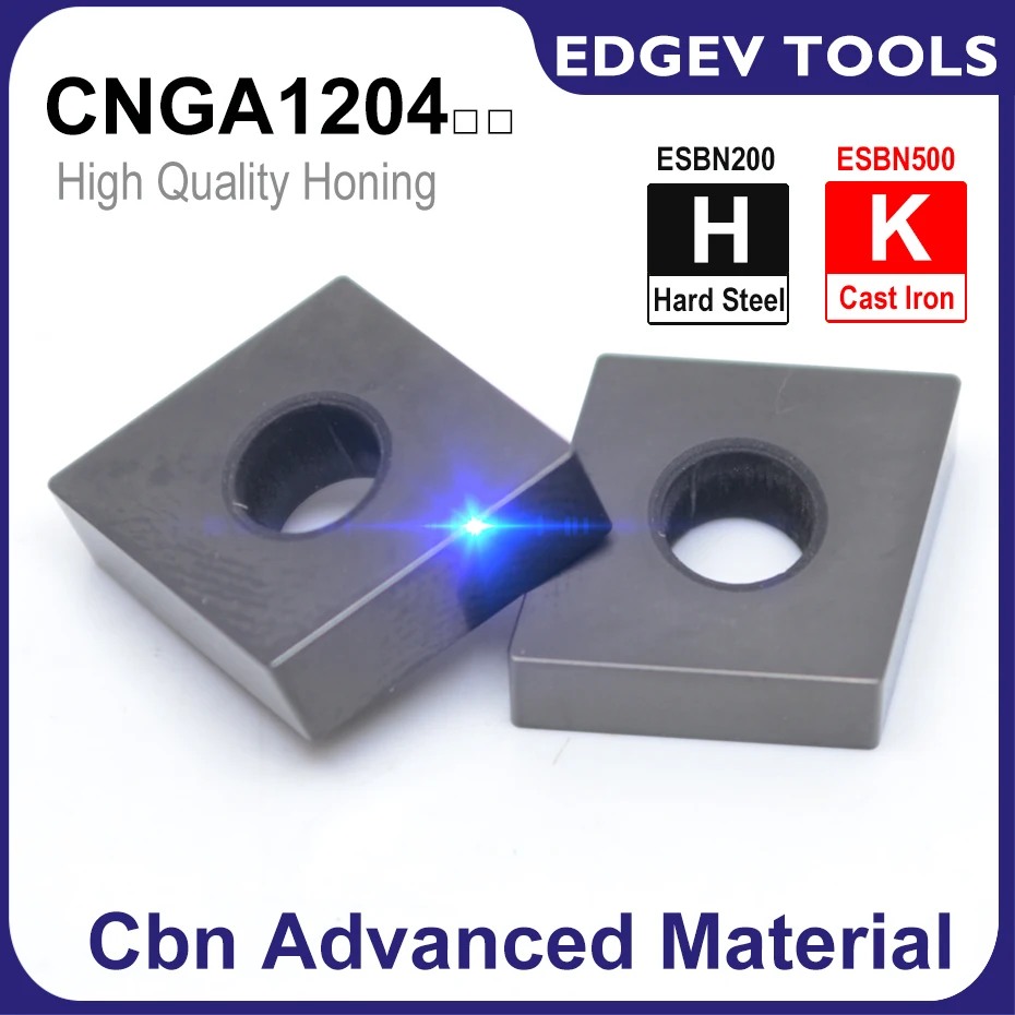 CBN CNC Insert CNGA120404 CNGA120408 CNMG120404 CNMG120408 Pcbn Tip Lathe Turning Tool For Processing Hardened Steel Cast Iron