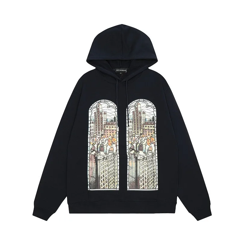 Толстовка ZOCI с капюшоном официальный сайт модная принтом манги арки орла тяжелая