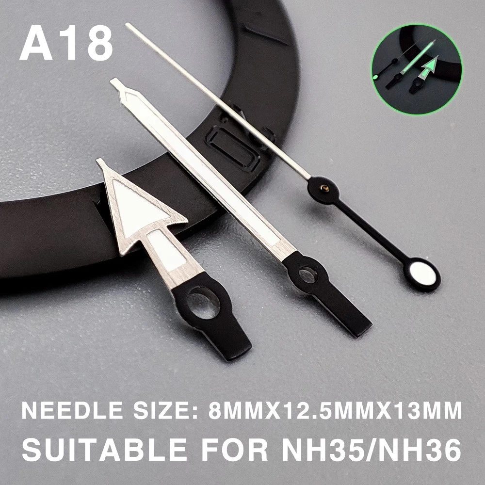 Светящаяся стрелка для часов подходит NH35 NH36 4R аксессуар модификации механизма