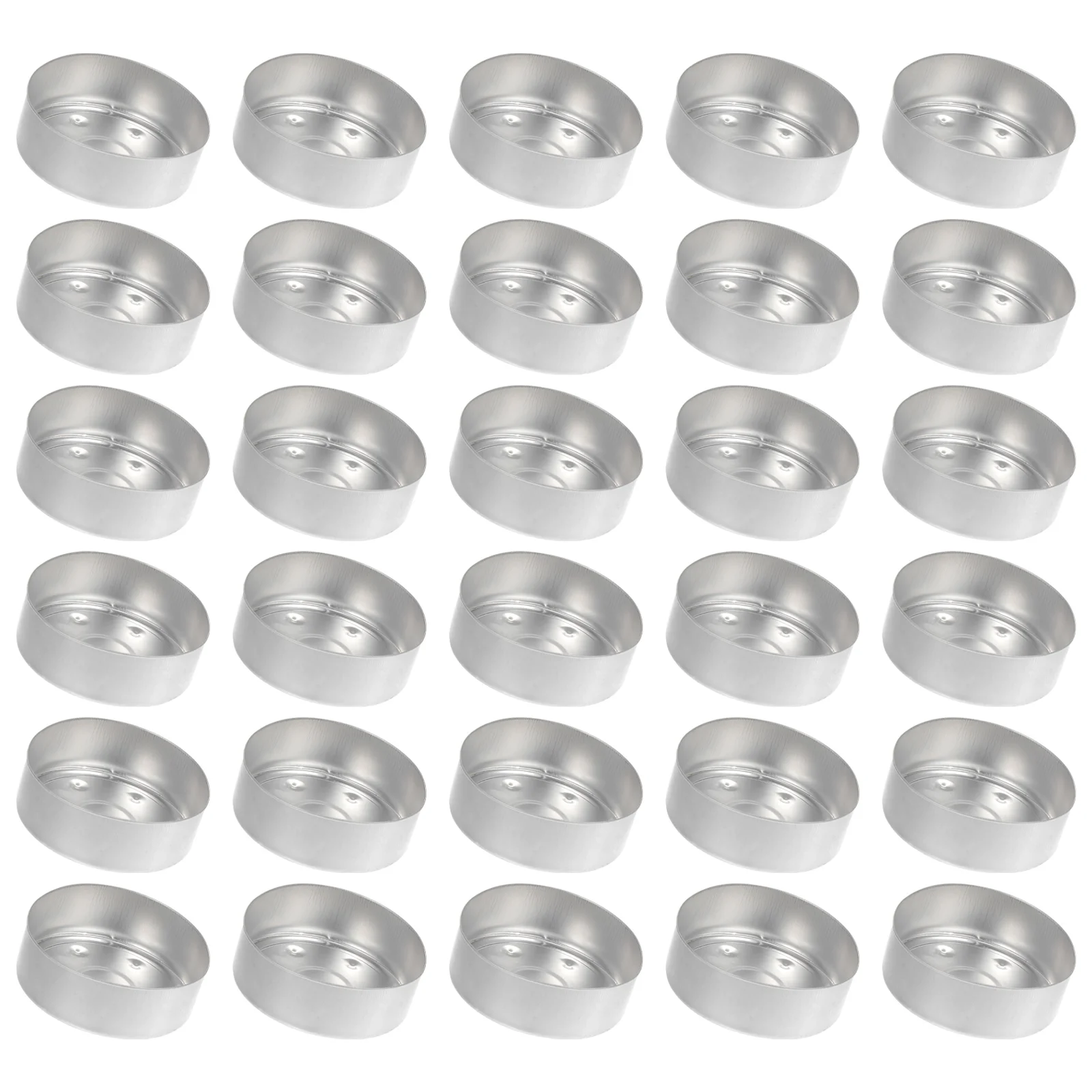 

Tea Light Case Empty Cups Tins Making Tin Wax Tealight Container Containers Metal Aluminum Cup Jars Holder Supplies Organizer