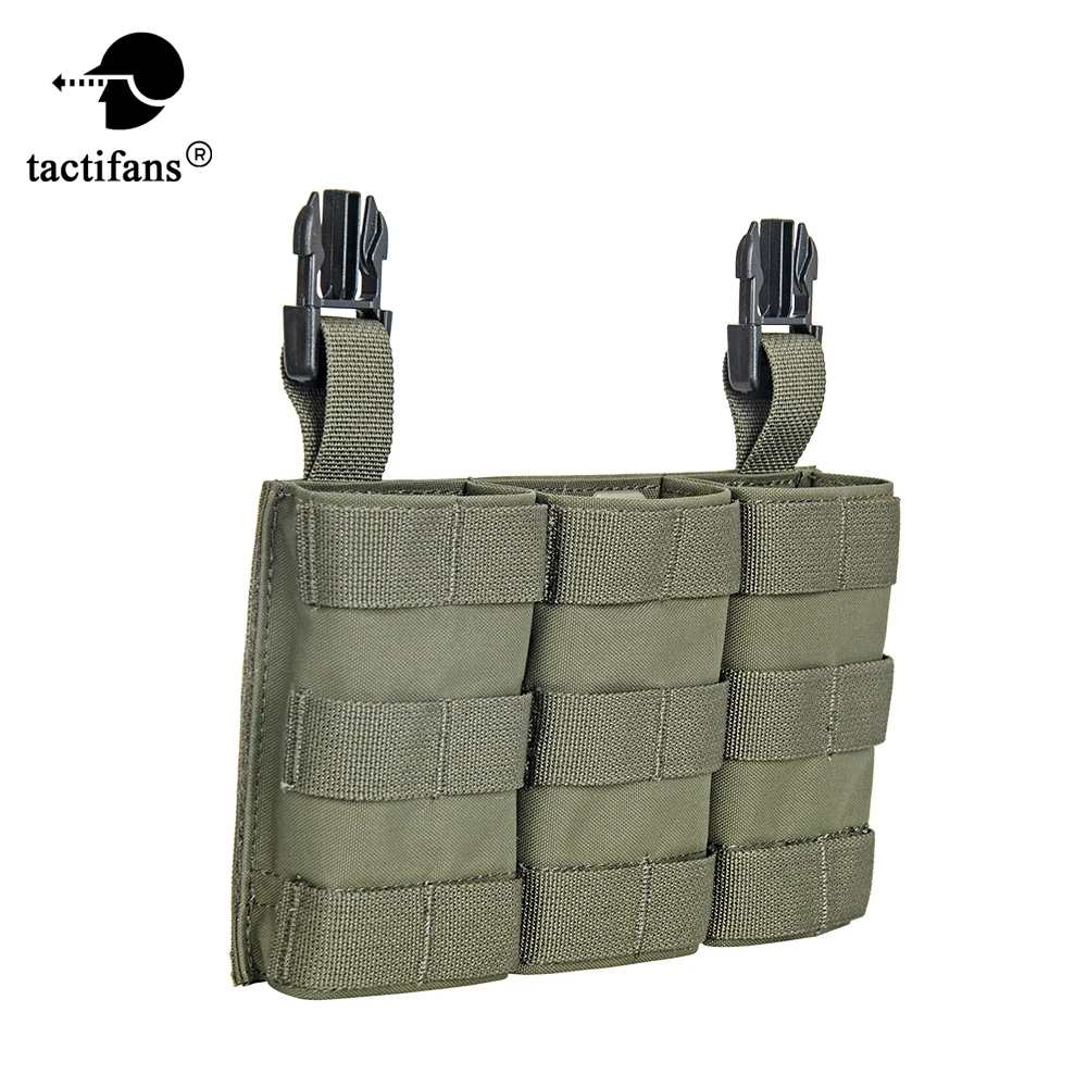 

Тактический тройной журнал M4 AK47 MAG вставка крючок и петля быстрое отсоединение для LV119 FSCK AVS FCPC аксессуары для пейнтбола охоты жилета