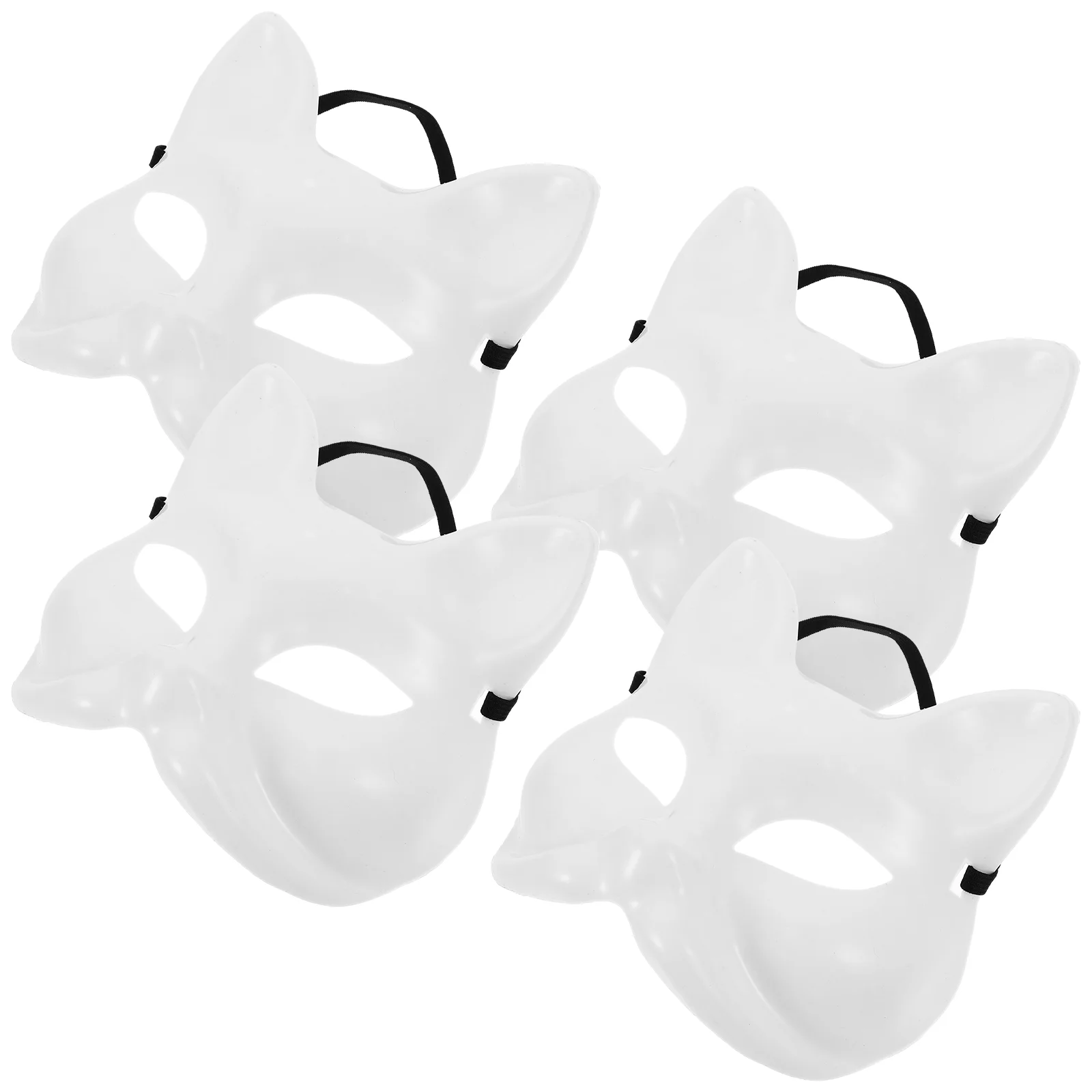 4 шт. пластиковая маска кошки кролик костюм на Хэллоуин косплей золотой демон