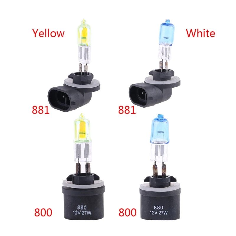 

Universal Auto Headlight Bulb 880/881 12V 27W LED Halogen Bulbs for Car Truck