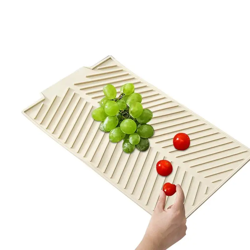 

Silicone Sink Mat countertop protective mat cutting board Drain Mat Anti Slip Dishwasher Heat Resistant Pads kitchen accessories