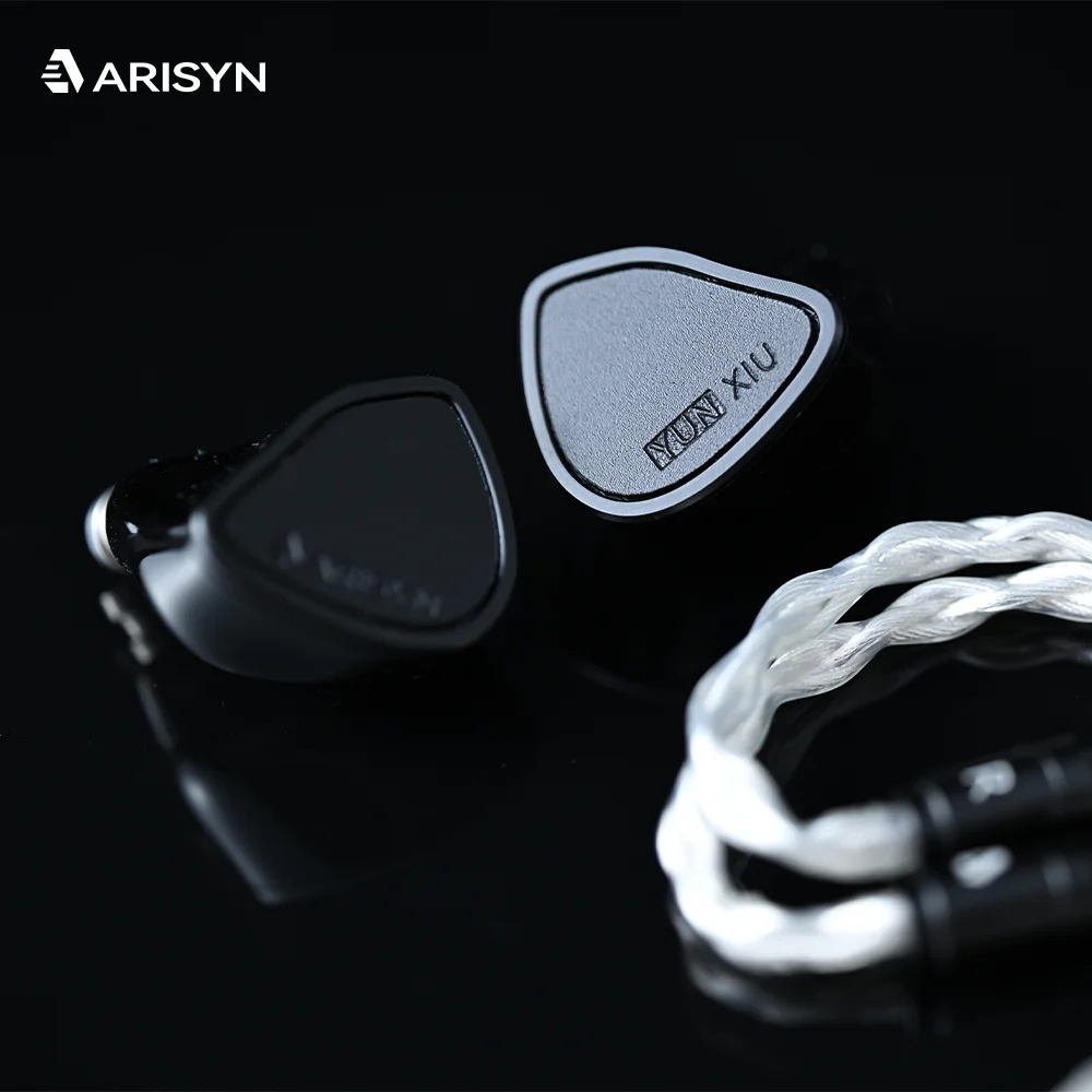 Фото Наушники ARISYN YUN XIU PZT Hybrid+10mm с динамическим драйвером и DLC-диафрагмой, Hi-Fi наушники-вкладыши с кабелем 3.5 мм и 4.4 мм №3
