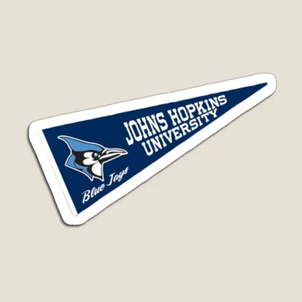 Johns Hopkins Магнитный флаг университета, детский холодильник, Забавный милый Декор, домашняя игрушка для детей, наклейки для детей