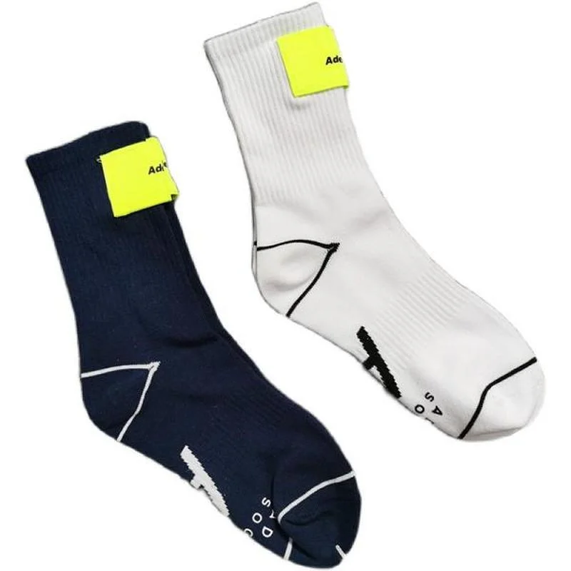 

22SS застежка-липучка нашивка-лента ошибка ADER Socks для мужчин и женщин 100% хлопок ошибка носки уличная одежда четыре сезона оптовая продажа носк...