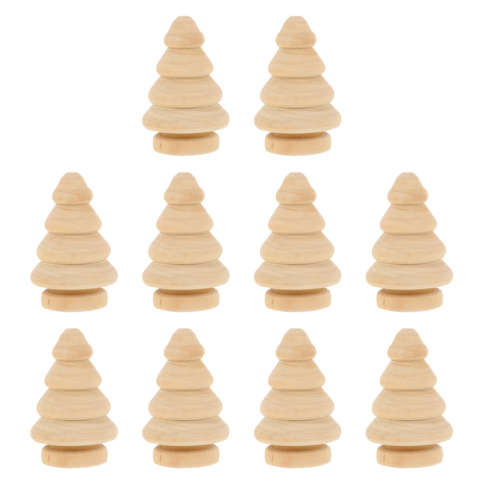 

Christmas Tree Wooden Wood Unfinished Trees Crafts Diypainting Peg Blank Miniature Minicutoutsdecor Figuresdecoration Ornaments