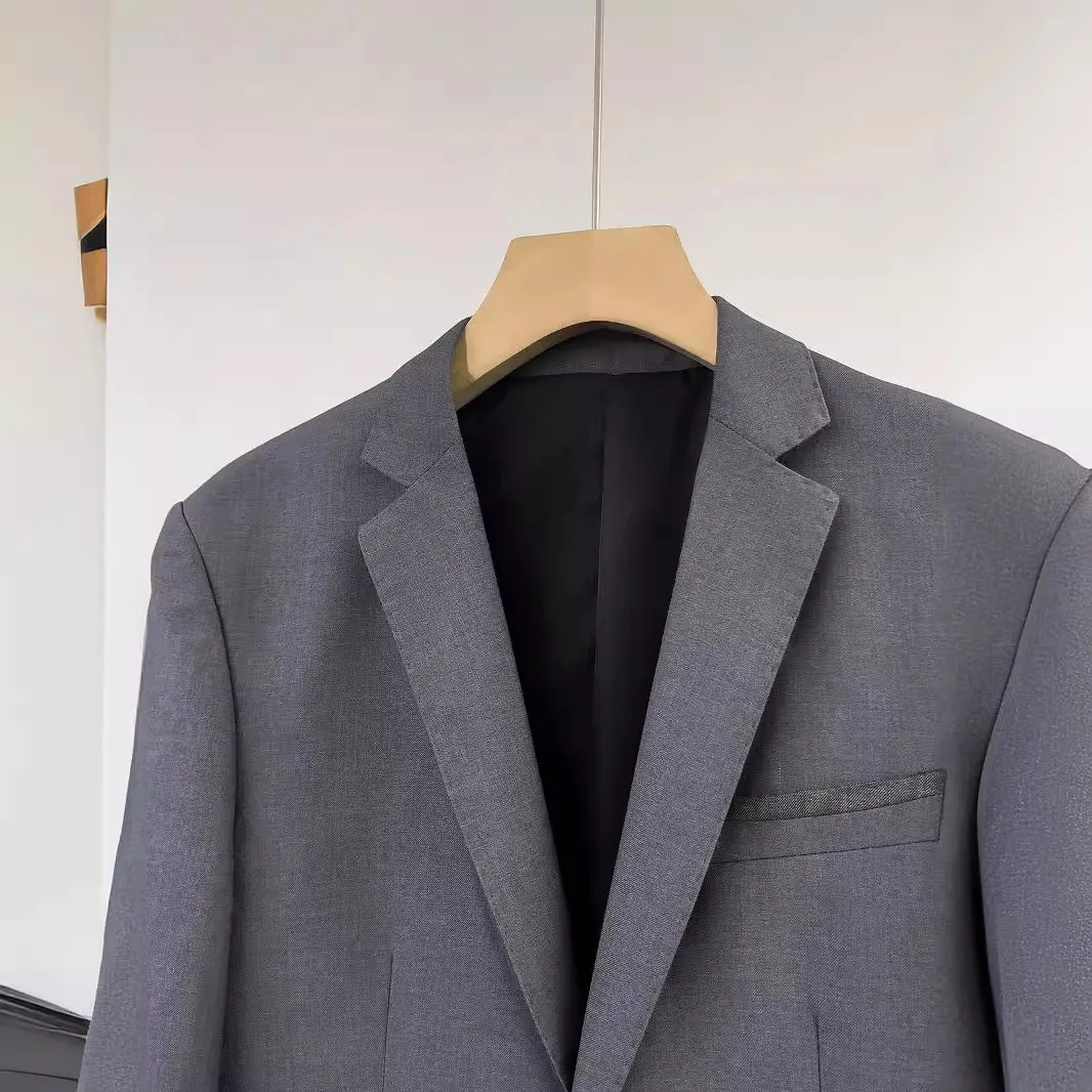 Haute Couture ~ 24 ранняя осень новая коллекция вязаный шерстяной фрак с плечами