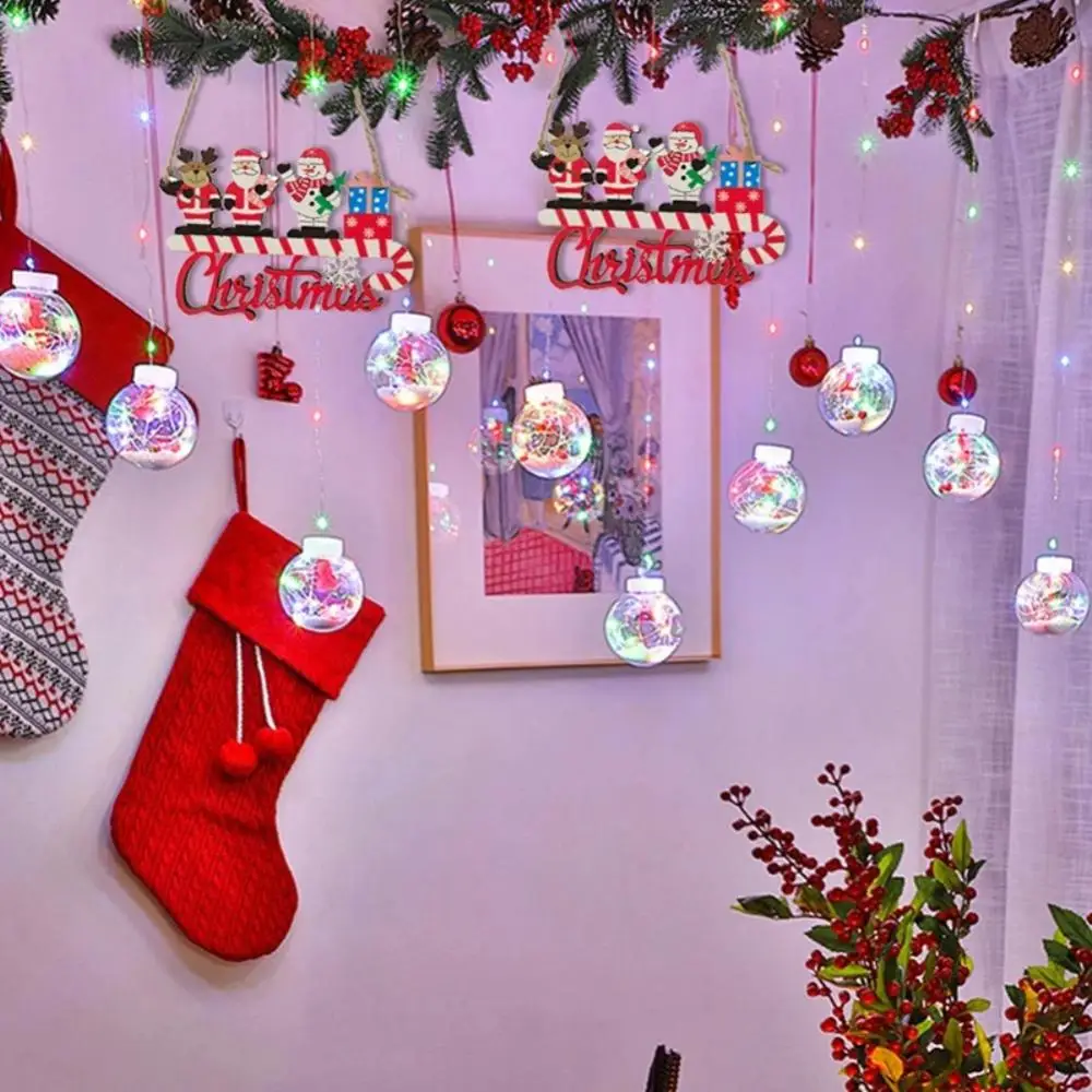 

Креативные подвесные поделки для рождественской елки, украшение для дома, подвески для елки с Санта-Клаусом, снеговиком, деревянные подарки на Рождество