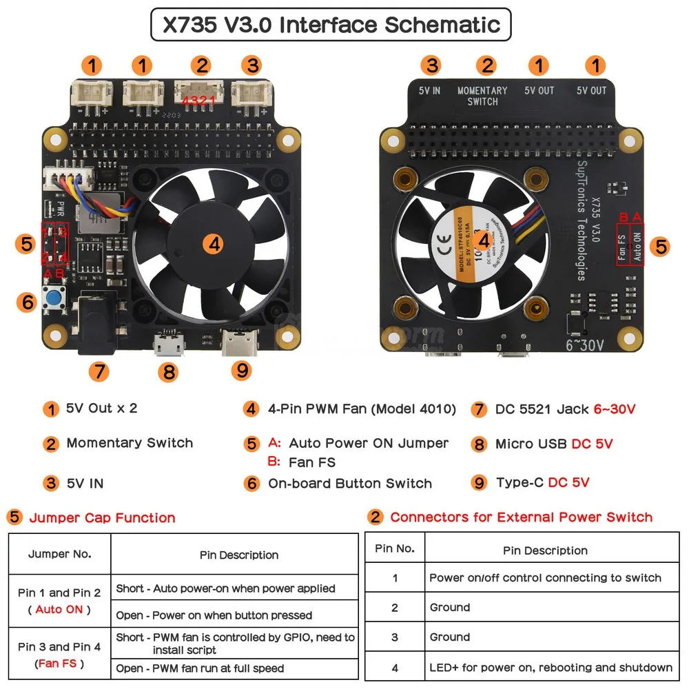Raspberry Pi X832 V1.0 3 5 &quotSATA Плата расширения для жесткого диска с USB 1 перемычкой только 4
