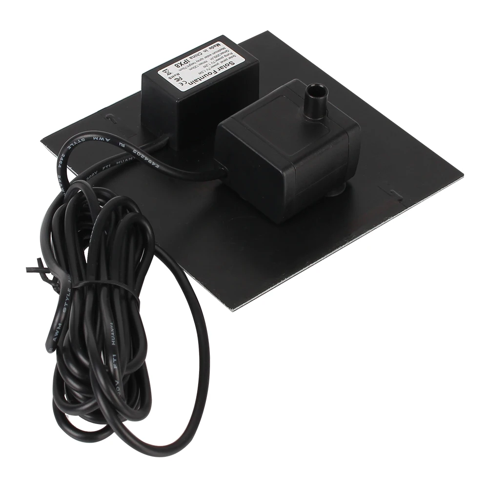 Садовый пруд с солнечной панелью 1 2 Вт 7 насадок