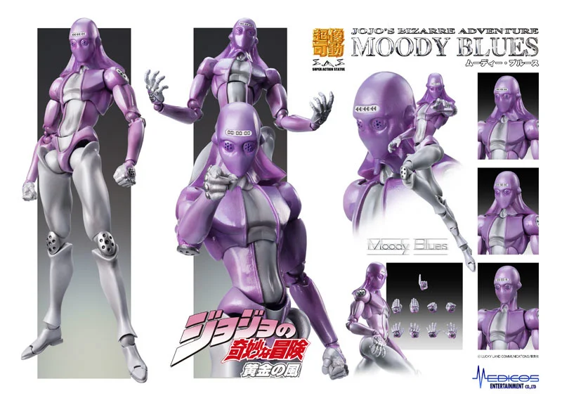 

In 2022 stock Japanese original anime figure JoJo's Bizarre Adventure DIO/Leone Abbacchio movable action figure