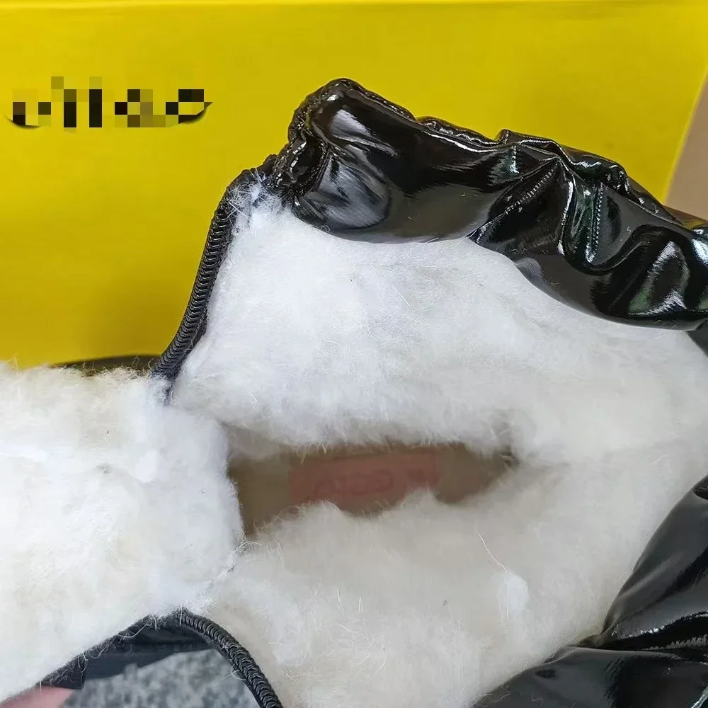 Водонепроницаемые зимние теплые ботинки для девочек модные лыжные шерстяные