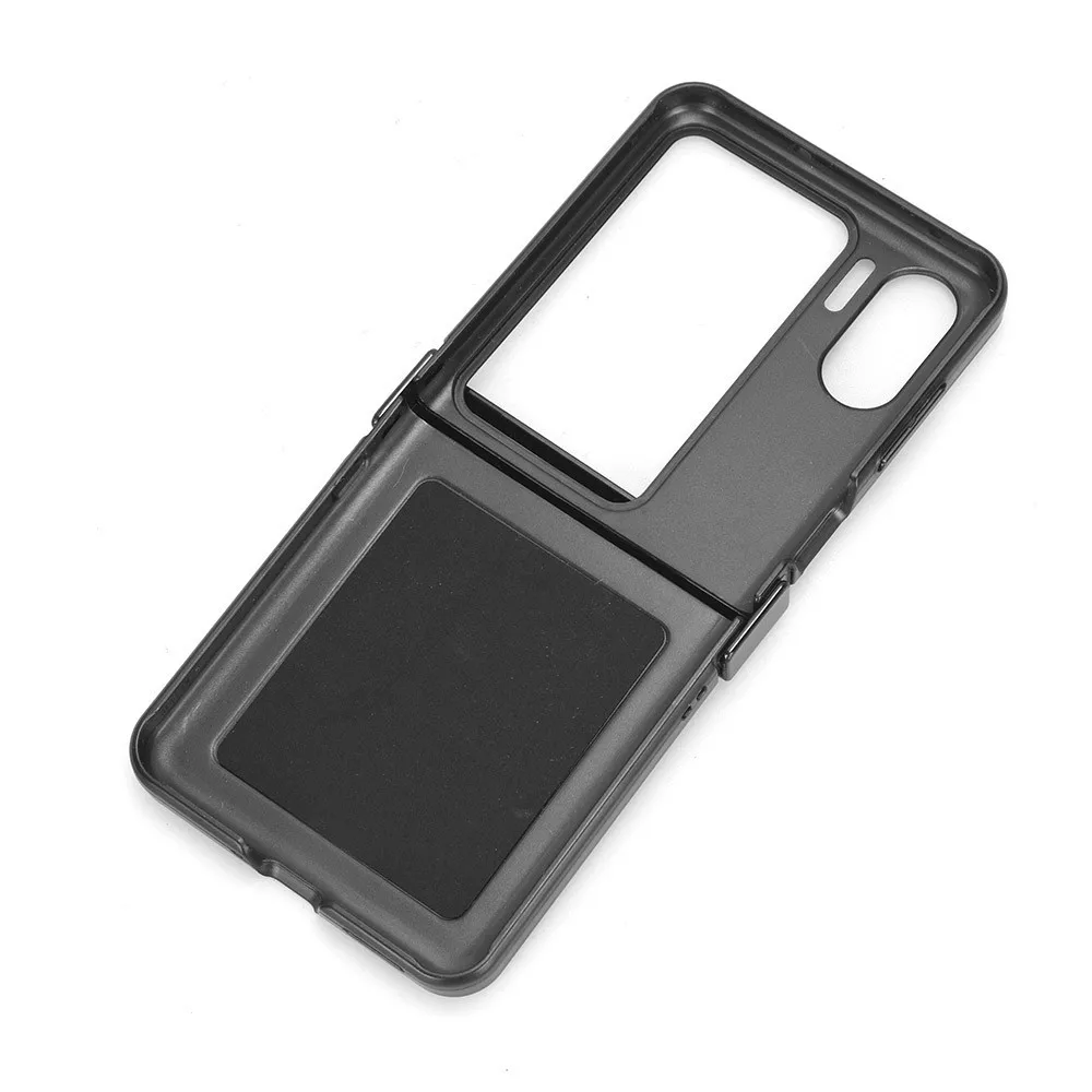 Для OPPO Find N2 флип-чехол модный матовый кожаный чехол из искусственной кожи задняя