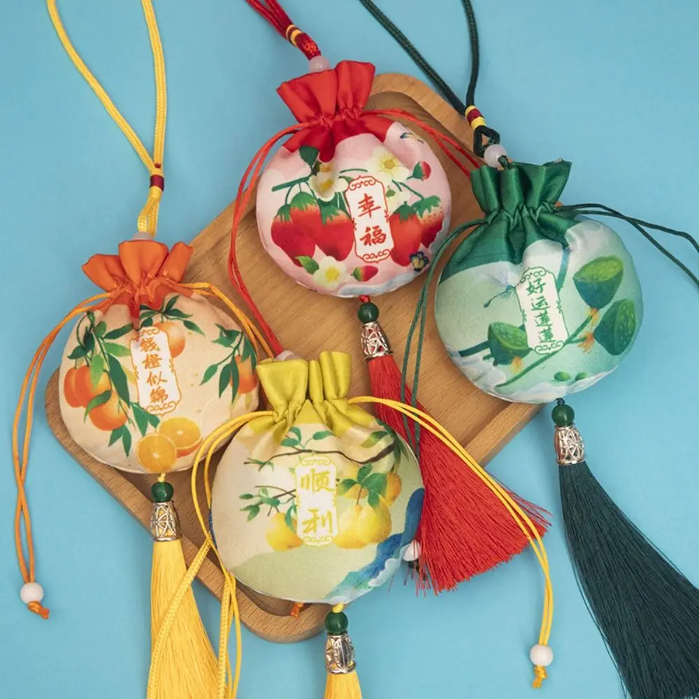 Женский саше с гладким фруктовым принтом подвесная сумка для хранения ювелирных