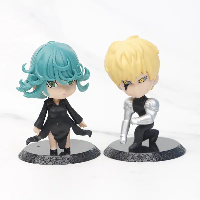 6 шт./компл. ONE PUNCH MAN аниме фигурка Q версия Сайтама экшн-фигурка татсумаки