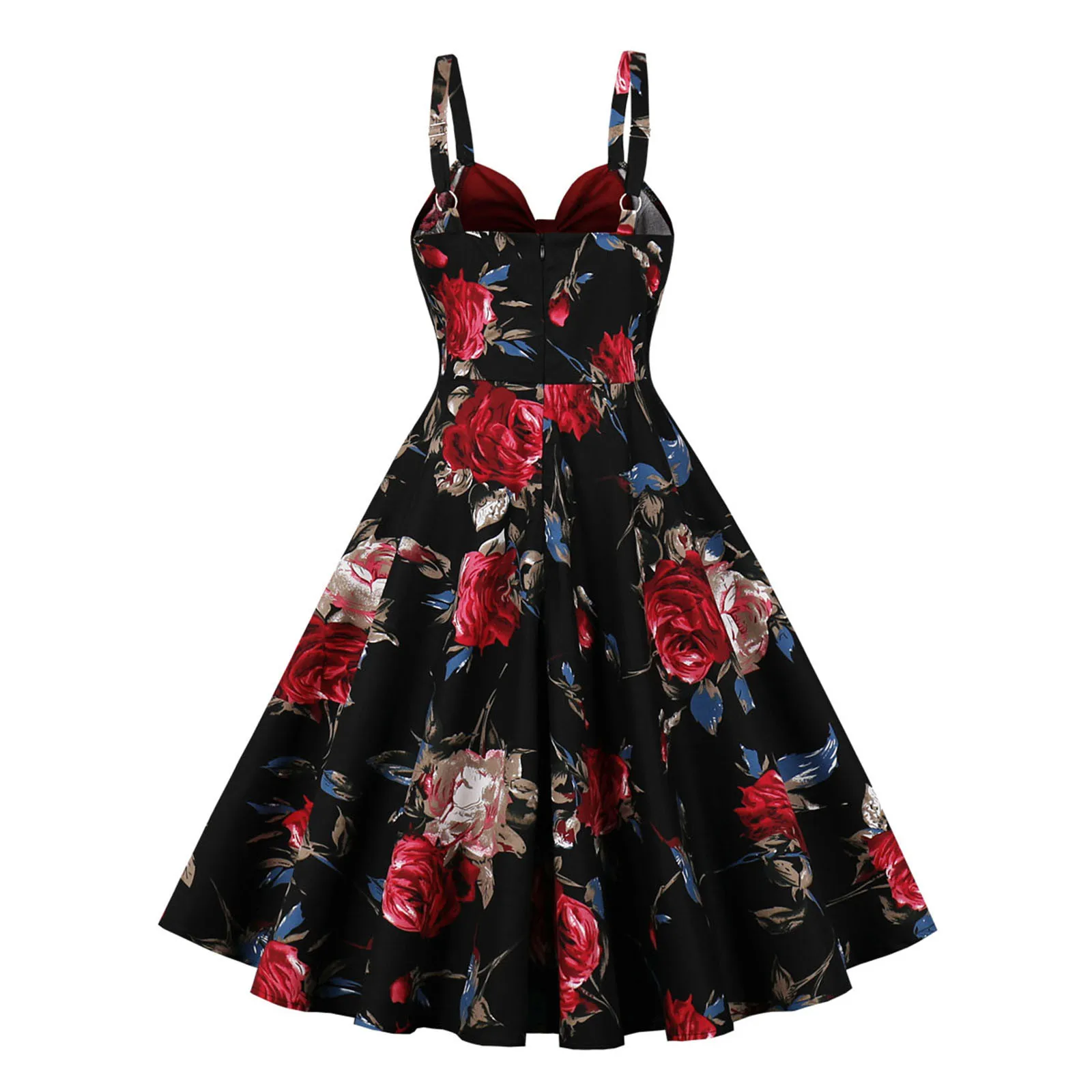 

Women 2022 Sleeveless Dresses Retro Style Dress Summer Maxi Dresses for Women Casual Split Dress Wrap around Dresses for Women