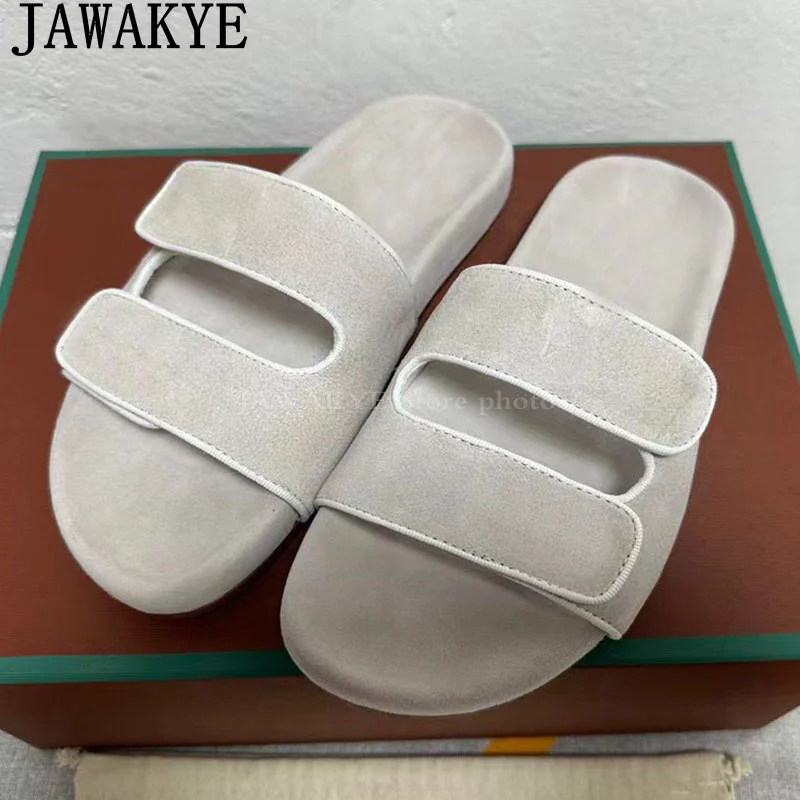 Туфли унисекс замшевые на плоской подошве Повседневные слипоны прогулочная